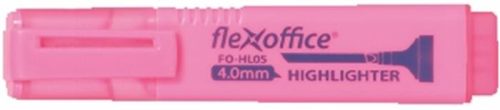 Szövegkiemelő, 1-4 mm, FLEXOFFICE "HL05", rózsaszín