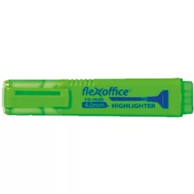 Szövegkiemelő, 1-4 mm, FLEXOFFICE "HL05", zöld
