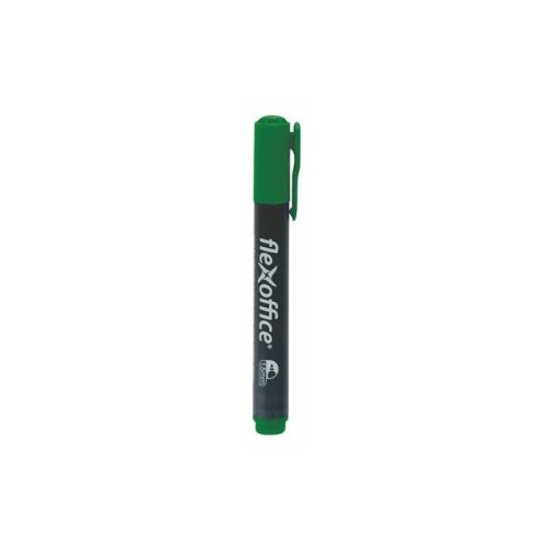 Alkoholos marker, 1,5 mm, kúpos, FLEXOFFICE "PM03", zöld