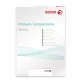 Fólia, írásvetítőhöz, A4, fekete-fehér és színes lézernyomtatóba, fénymásolóba, lehúzható vezetőcsíkkal, A4, XEROX