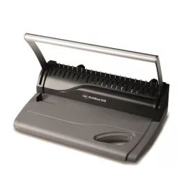   Spirálozógép, fém és műanyag spirálkötéshez, manuális, 125 lap, GBC "MultiBind 208"