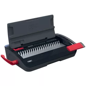   Spirálozógép, műanyag spirálkötéshez, manuális, 165 lap, GBC "CombBind CB12"