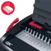 Spirálozógép, műanyag spirálkötéshez, manuális, 165 lap, GBC "CombBind CB12"