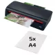 Laminálógép, A4, 75-125 mikron, GBC "240 Home Office"