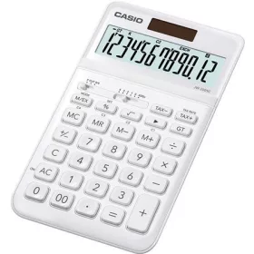   Számológép, asztali, 12 számjegy, CASIO "JW 200SC", fehér