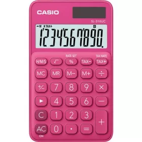   Zsebszámológép, 10 számjegy, CASIO "SL 310", rózsaszín