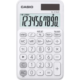   Zsebszámológép, 10 számjegy, CASIO "SL 310" fehér