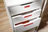 Feliratozógép szalag, 19 mm x 7 m, DYMO "D1", piros-fekete
