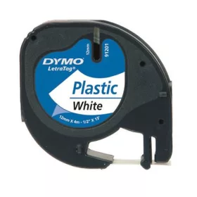   Feliratozógép szalag, 12 mm x 4 m, DYMO "Letratag", fehér