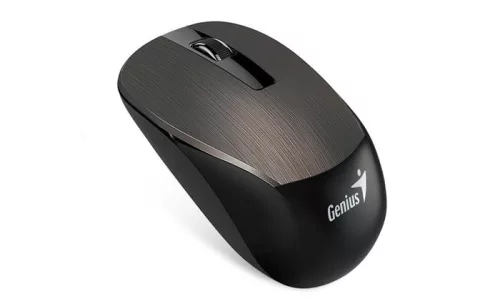 Egér, vezeték nélküli, optikai, normál méret, GENIUS "NX-7015" csokoládébarna