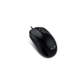 Egér, vezetékes, optikai, normál méret, USB, GENIUS "DX-120", fekete