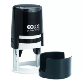   Bélyegző, kör, COLOP "Printer R 40", lila cserepárnával
