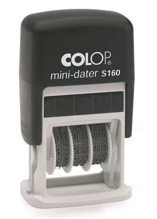 Dátumbélyegző, COLOP "S 160", kék párna