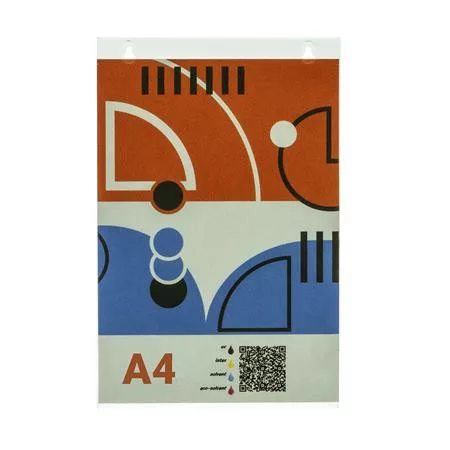 Dokumentumtartó, fali, A4, plexi, álló, ANTRA, átlátszó
