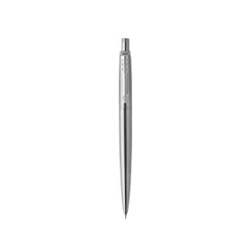 Nyomósirón, 0,5 mm, ezüst színű klip, PARKER "Royal Jotter", rozsdamentes acél