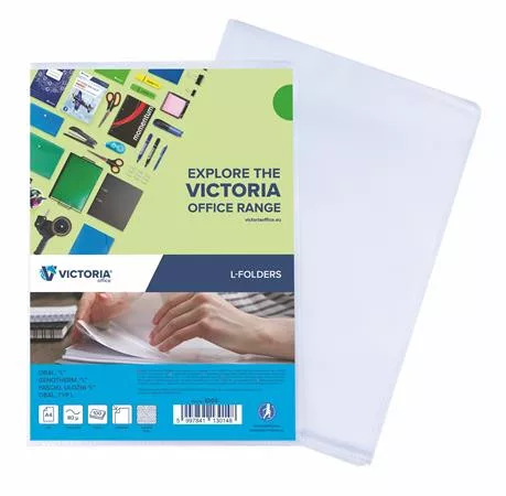 Genotherm, "L", A4, 80 mikron, narancsos felület, VICTORIA OFFICE
