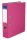 Iratrendező, 75 mm, A4, PP/karton, élvédő sínnel, VICTORIA OFFICE, "Basic", rózsaszín