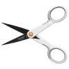 Olló, általános, tapadásmentes, 13 cm, FISKARS "MicroTip Titanium", fehér