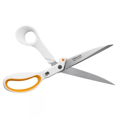 Szabóolló, 25 cm, FISKARS "Amplify", fehér