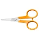 Olló, körömvágó, 10 cm, hajlított, FISKARS "Classic", narancssárga