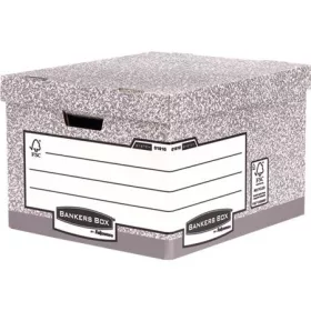 Archiválókonténer, karton, nagy, "BANKERS BOX® SYSTEM by FELLOWES®"