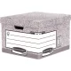 Archiválókonténer, karton, nagy, "BANKERS BOX® SYSTEM by FELLOWES®"