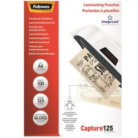   Meleglamináló fólia, 125 mikron, A4, fényes, 100 db, FELLOWES