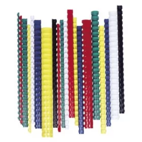   Spirál, műanyag, 16 mm, 101-120 lap, FELLOWES, 100 db, fekete