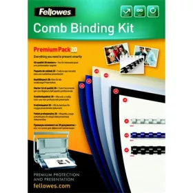   Kezdőcsomag műanyag spirálozáshoz, prémium, 20 dokumentum bekötéséhez, FELLOWES