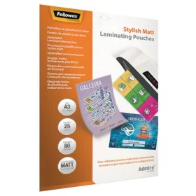   Meleglamináló fólia, 80 mikron, A3, matt, 25 db, FELLOWES, "Admire Stylish"
