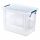 Műanyag tároló doboz, átlátszó, 18,5 liter, FELLOWES, "ProStore™"