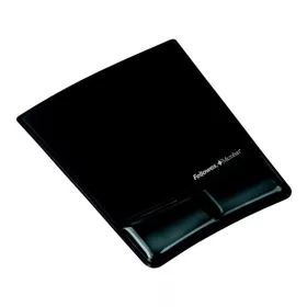   Egéralátét csuklótámasszal, FELLOWES "Health-V™ Crystal", fekete