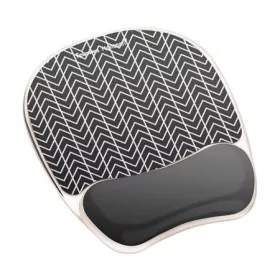   Egéralátét csuklótámasszal, géltöltésű, FELLOWES "Photo Gel", cikk-cakk mintás