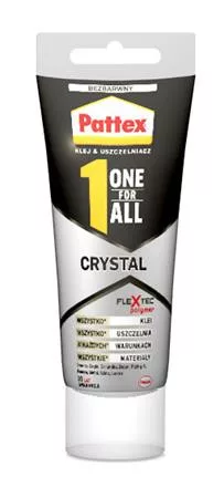 Ragasztó, építési-szerelési, 90 g, HENKEL "Pattex One for All Crystal"