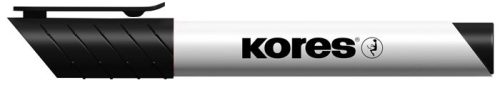 Tábla- és flipchart marker, 1-3 mm, kúpos, KORES "K-Marker", fekete