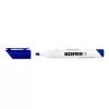Tábla- és flipchart marker, 3 mm, kúpos, KORES "K-Marker XW1", kék