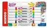 Dekormarker készlet, akril, 1-2 mm, kétvégű, KORES " K-Kreative", 6 különböző szín