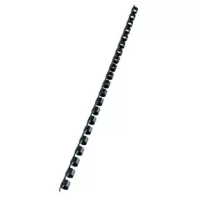 Spirál, műanyag, 10 mm, 41-55 lap, VICTORIA OFFICE, fekete