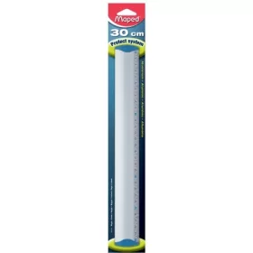   Vonalzó, alumínium, 30 cm, MAPED "Protect System"