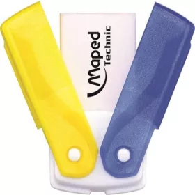   Radír, műanyagtokos, MAPED "Technic Wings", vegyes színek