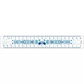   Vonalzó, műanyag, törhetetlen, 20 cm, MAPED "Study Unbreakable Fancy", vegyes színek