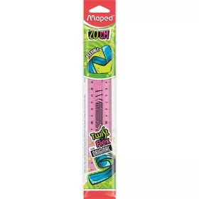   Vonalzó, műanyag, törhetetlen, 20 cm, MAPED "Twist'n Flex"