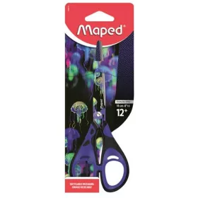 Olló, iskolai, 16 cm, MAPED "Deepsea Paradise"