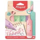 Szövegkiemelő készlet, 1-5 mm, MAPED "Fluo Peps Flex Pastel", pasztell szín, vegyes készletek