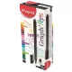 Tűfilc, 0,4 mm, MAPED "Graph'Peps", fekete