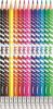 Színes ceruza készlet, háromszögletű, radírozható, MAPED "Color'Peps Oops", 12 különböző szín