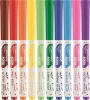 Akvarell filctoll készlet, 3,6 mm, ecsettel, MAPED "Color'Peps Aqua", 10 különböző szín