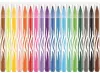 Filctoll készlet, 2,8 mm, kimosható, MAPED "Color'Peps Jungle", 18 különböző szín