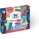 Színezőkészlet, írószertartóval, 50 darabos, MAPED CREATIV