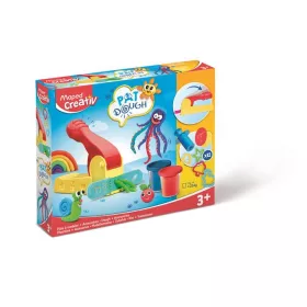   Gyurma és formázó készlet, 16 darabos, MAPED CREATIV "Pat Dough"